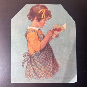 Antique 1928 Good Housekeeping Jessie Wilcox Smith Valentine Paper Ephemera
